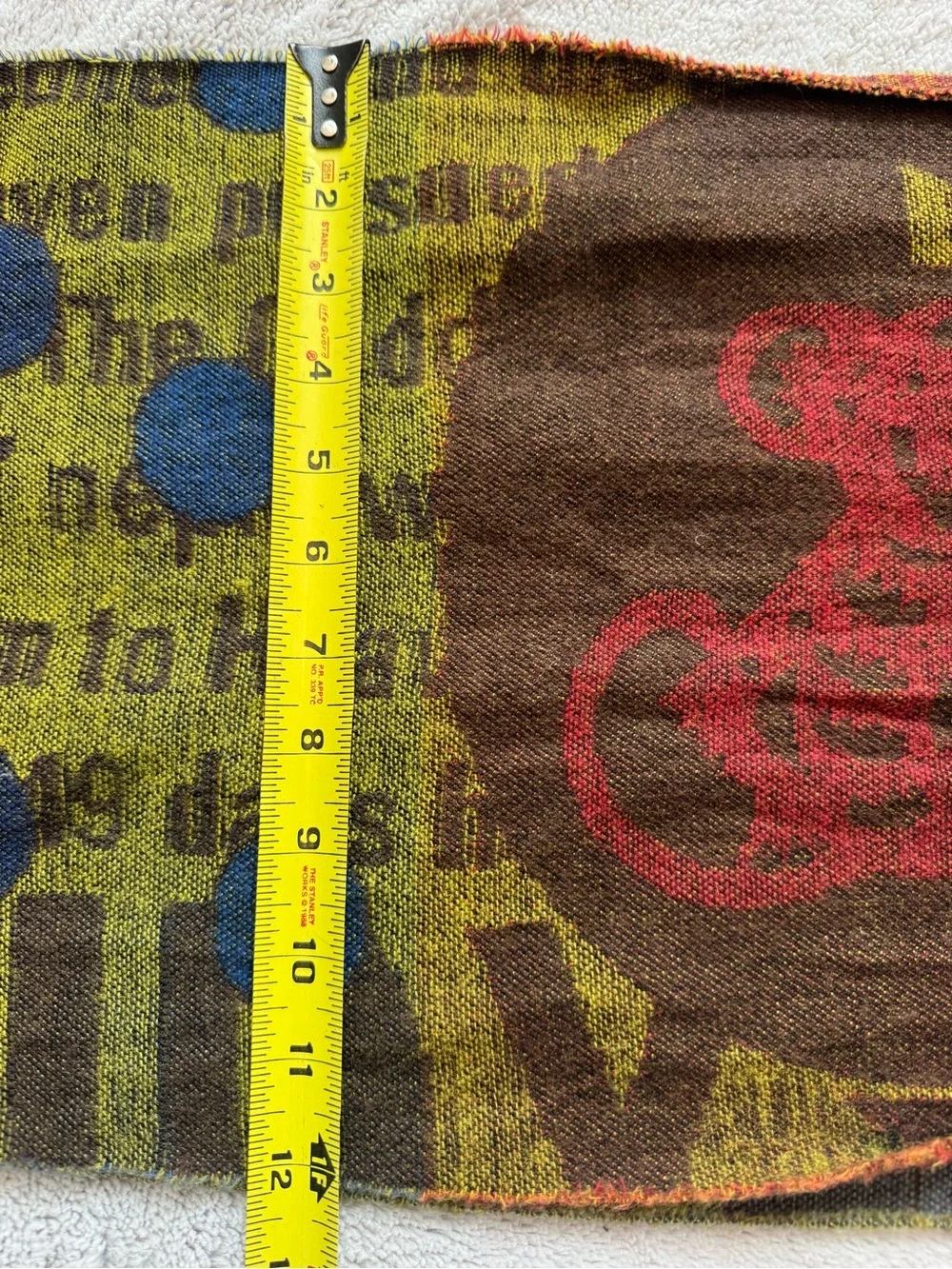 Walter Van Beirendonck Monkey King Journey To The West Woven Scarf Rare 66”